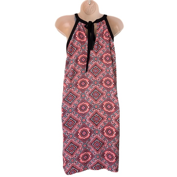Maurices Boho Halter Tie Geometric Print Sundress Small - Picture 4 of 5